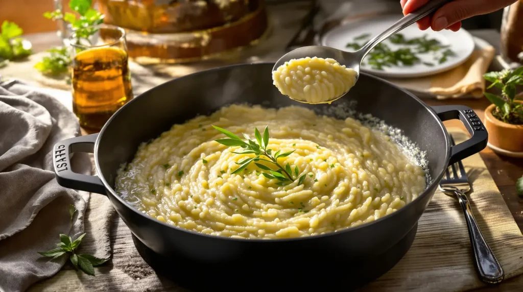 « Du pur velours » : ce risotto aux asperges vertes et parmesan s'imposera comme votre plat préféré du printemps